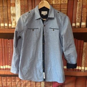 Craft +‎ Flow boys chambray button down shirt 14/16